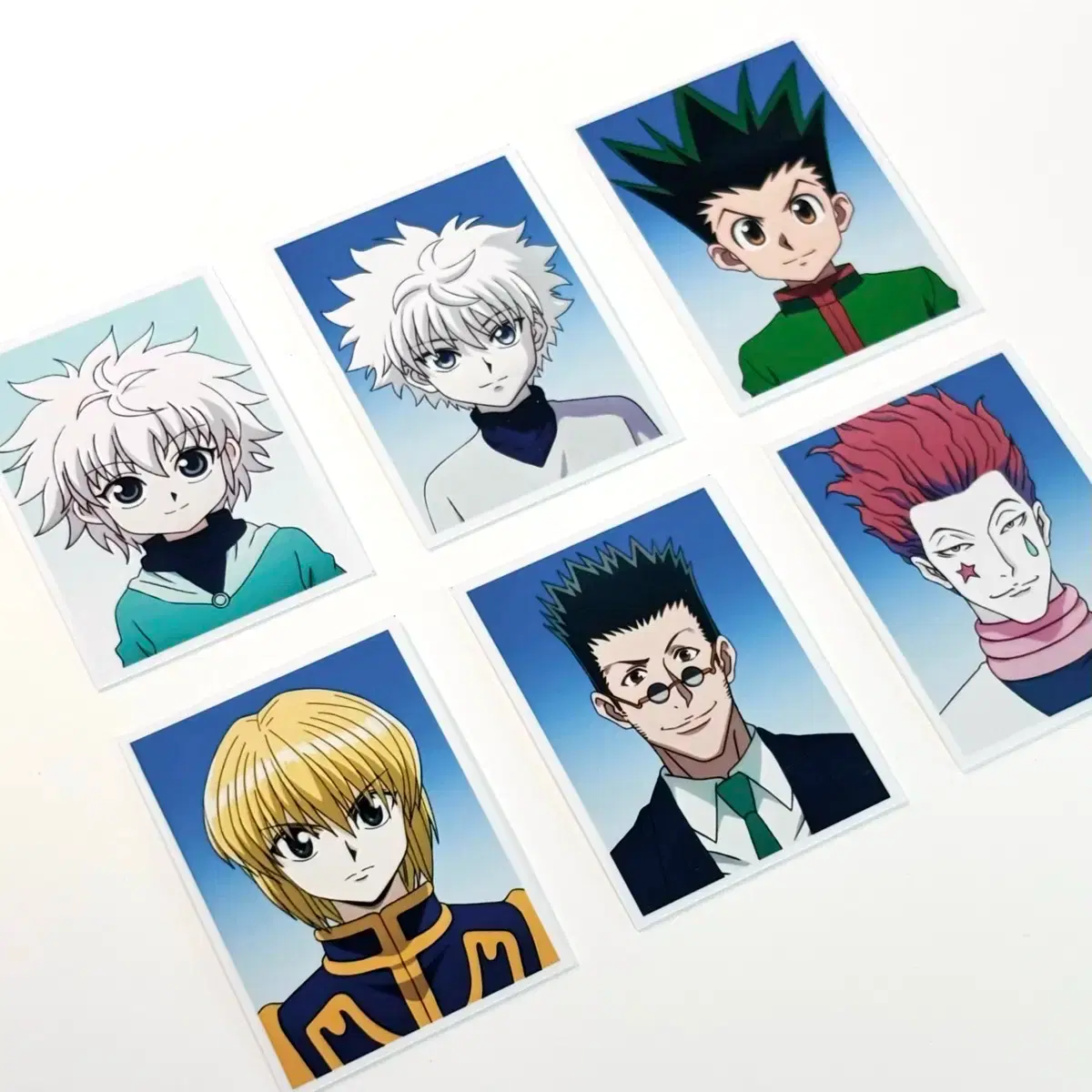 ハンターハンター ID写真付き証明書ゴン・キエラ・クラピカ・レオリオ